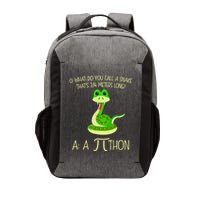 Python Pithon Pi Symbol Funny Math Teacher Vector Backpack