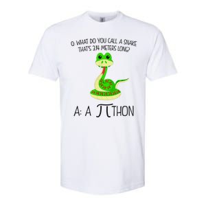 Python Pithon Pi Symbol Funny Math Teacher Softstyle CVC T-Shirt