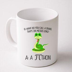 Python Pithon Pi Symbol Funny Math Teacher Coffee Mug