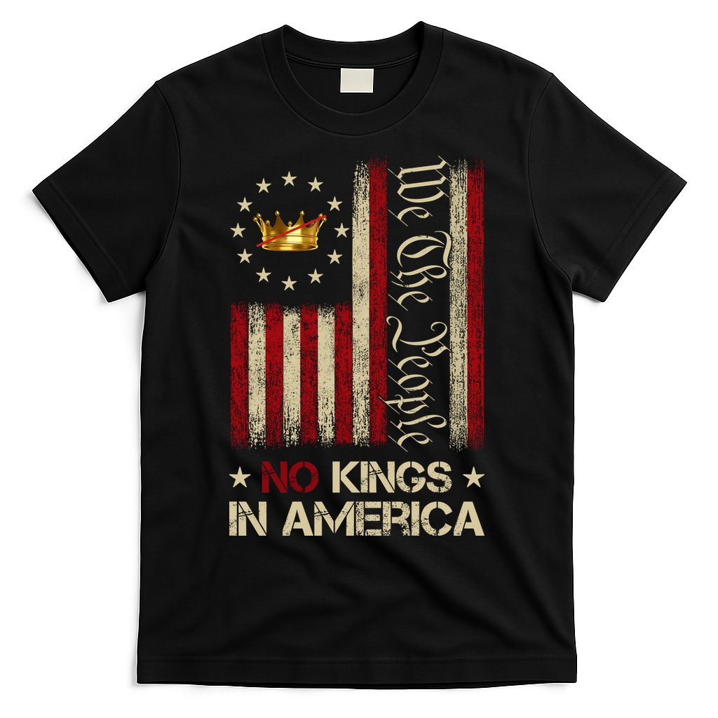 Patriotic Pro-Democracy Protest No Kings In America T-Shirt