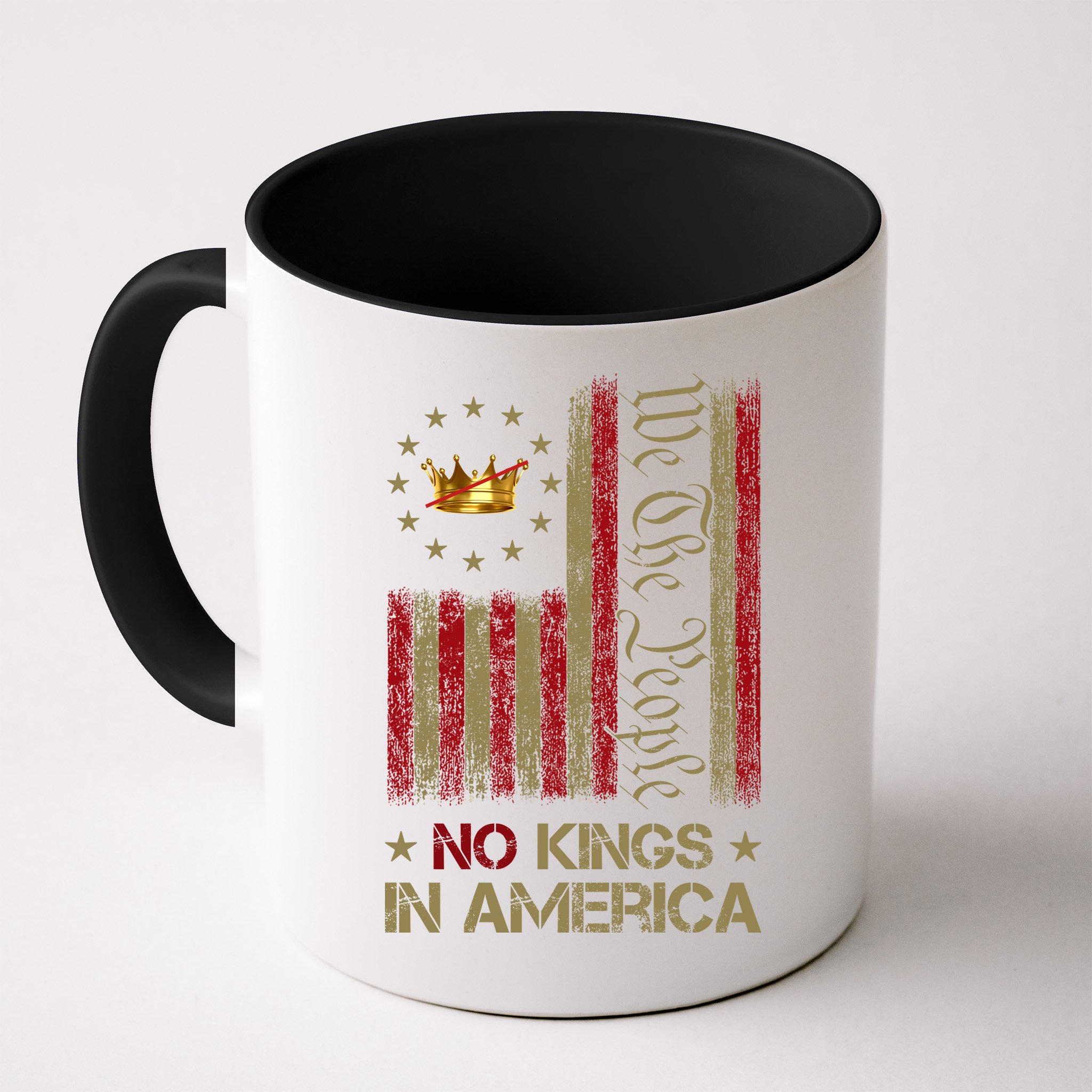 Patriotic Pro-Democracy Protest No Kings In America Mug