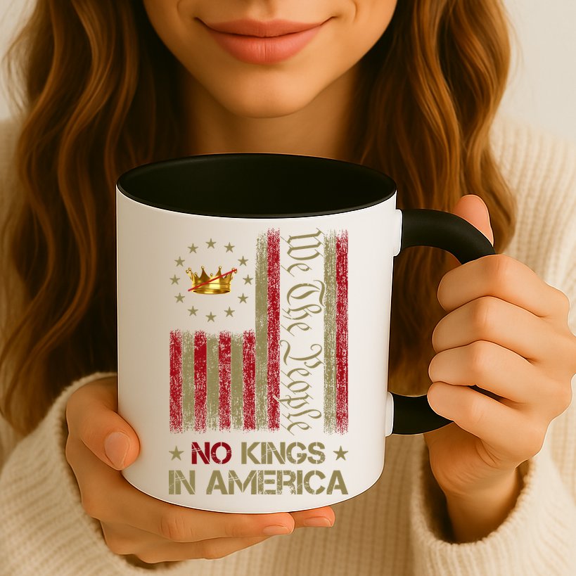 Patriotic Pro-Democracy Protest No Kings In America Mug