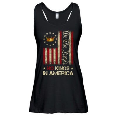 Patriotic Pro-Democracy Protest No Kings In America Ladies Essential Flowy Tank