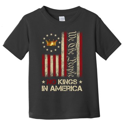 Patriotic Pro-Democracy Protest No Kings In America Toddler T-Shirt