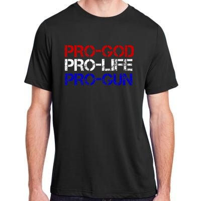 Progod Prolife Progun Conservative Adult ChromaSoft Performance T-Shirt