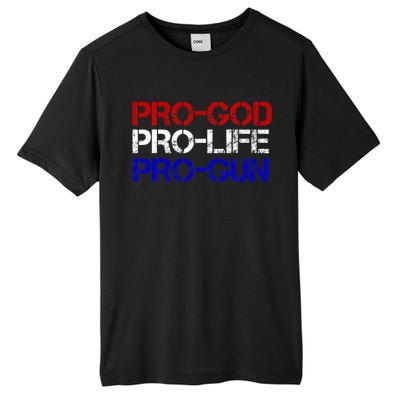 Progod Prolife Progun Conservative Tall Fusion ChromaSoft Performance T-Shirt