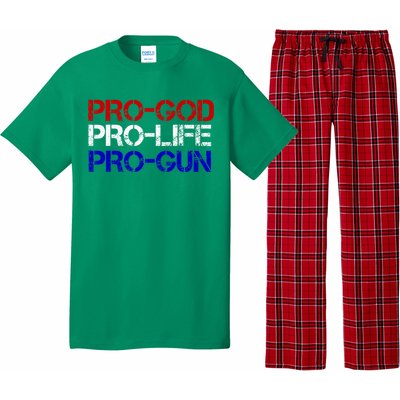 Progod Prolife Progun Conservative Pajama Set