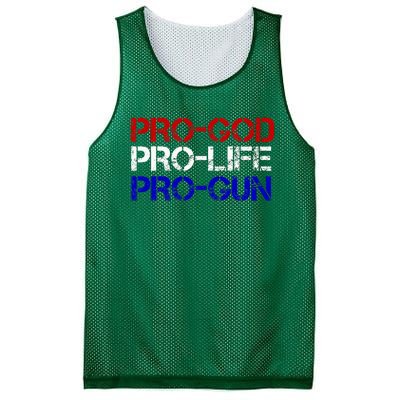 Progod Prolife Progun Conservative Mesh Reversible Basketball Jersey Tank