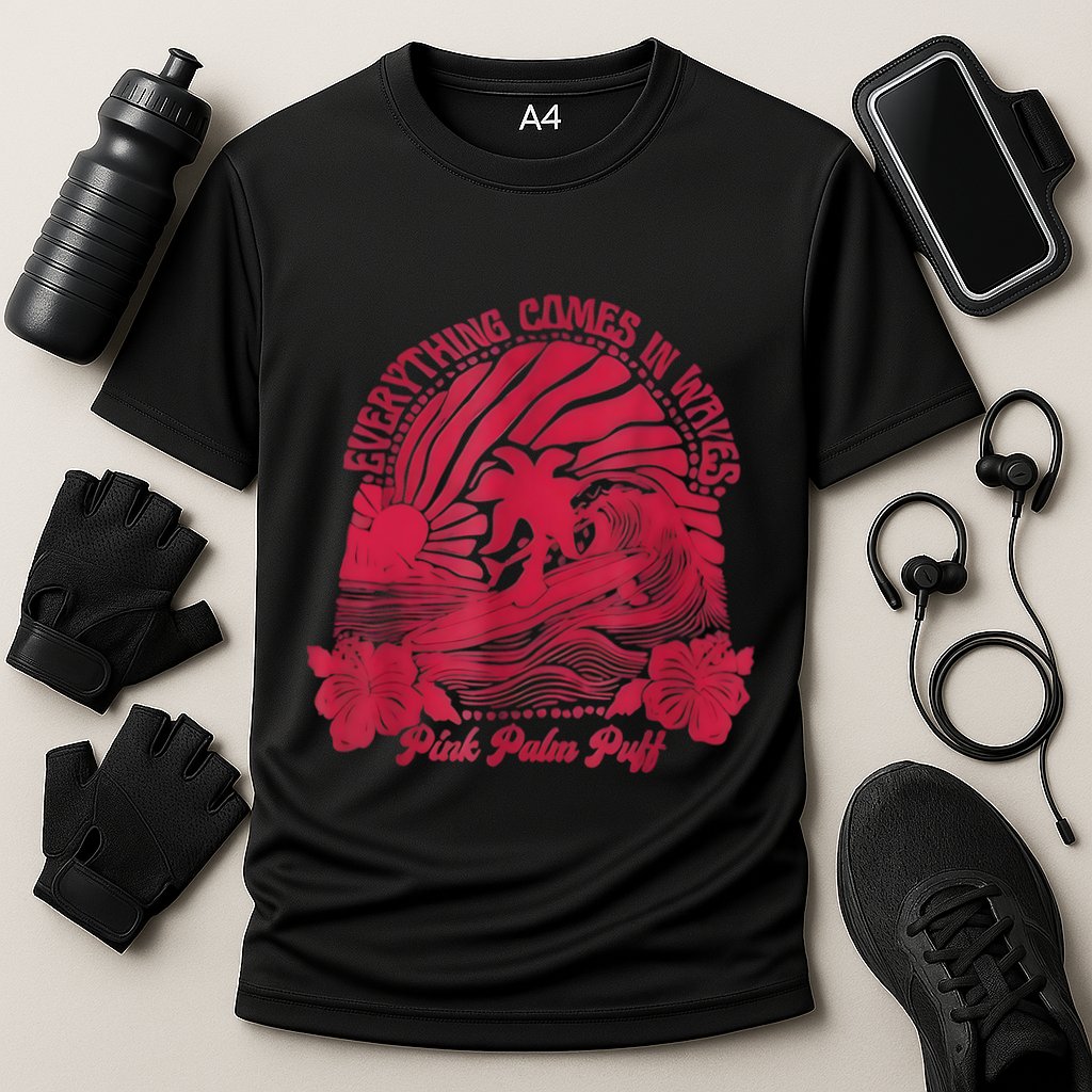 Palm Puff Cooling Performance Crew T-Shirt