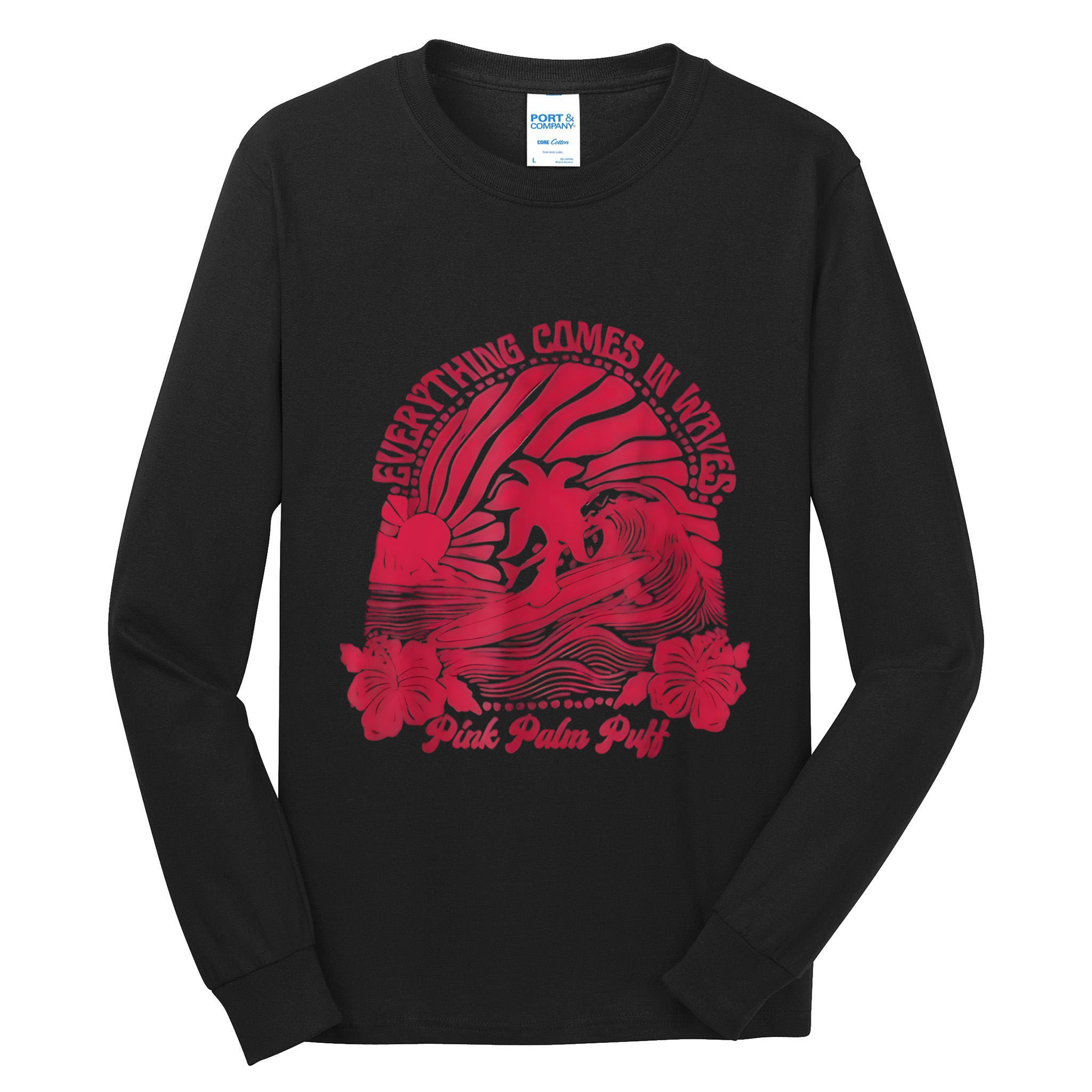 Palm Puff Tall Long Sleeve T-Shirt