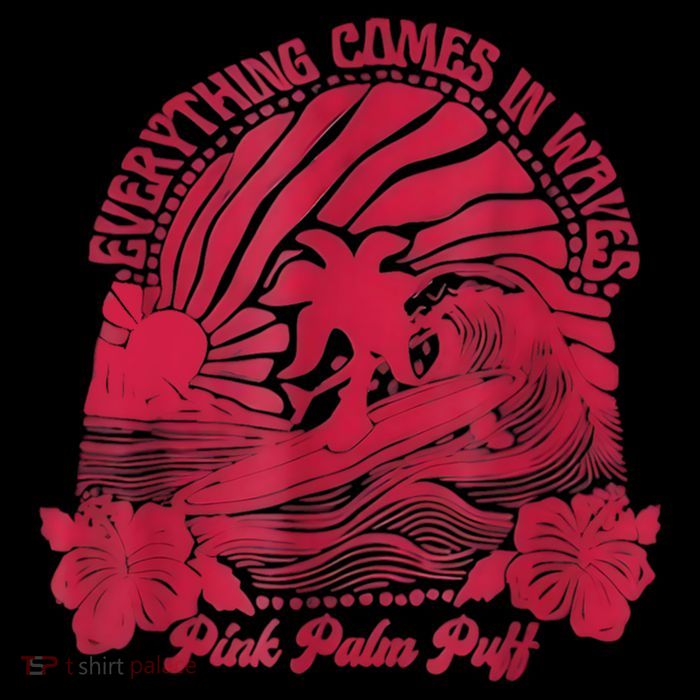 Palm Puff Women's V-Neck T-Shirt
