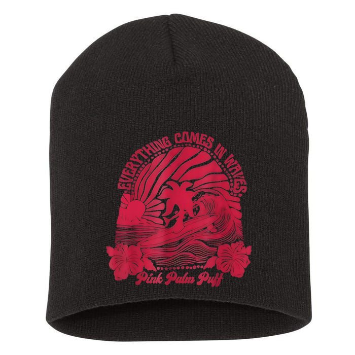 Palm Puff Short Acrylic Beanie