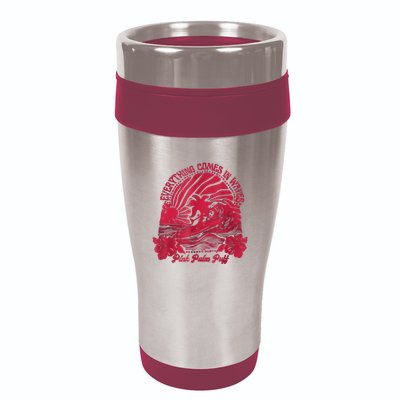 Palm Puff 16oz Travel Tumbler