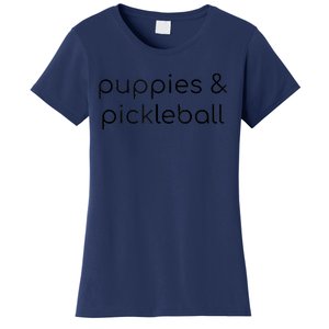 Puppies & Pickleball Women's T-Shirt