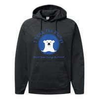 Polar Plunge Polar Bear I Took The Plunge Performance Fleece Hoodie