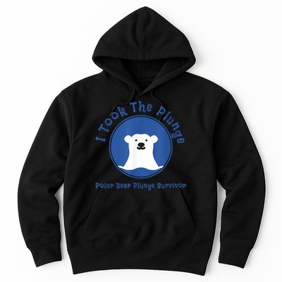 Polar Plunge Polar Bear I Took The Plunge Hoodie