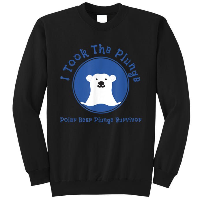 Polar Plunge Polar Bear I Took The Plunge Sweatshirt