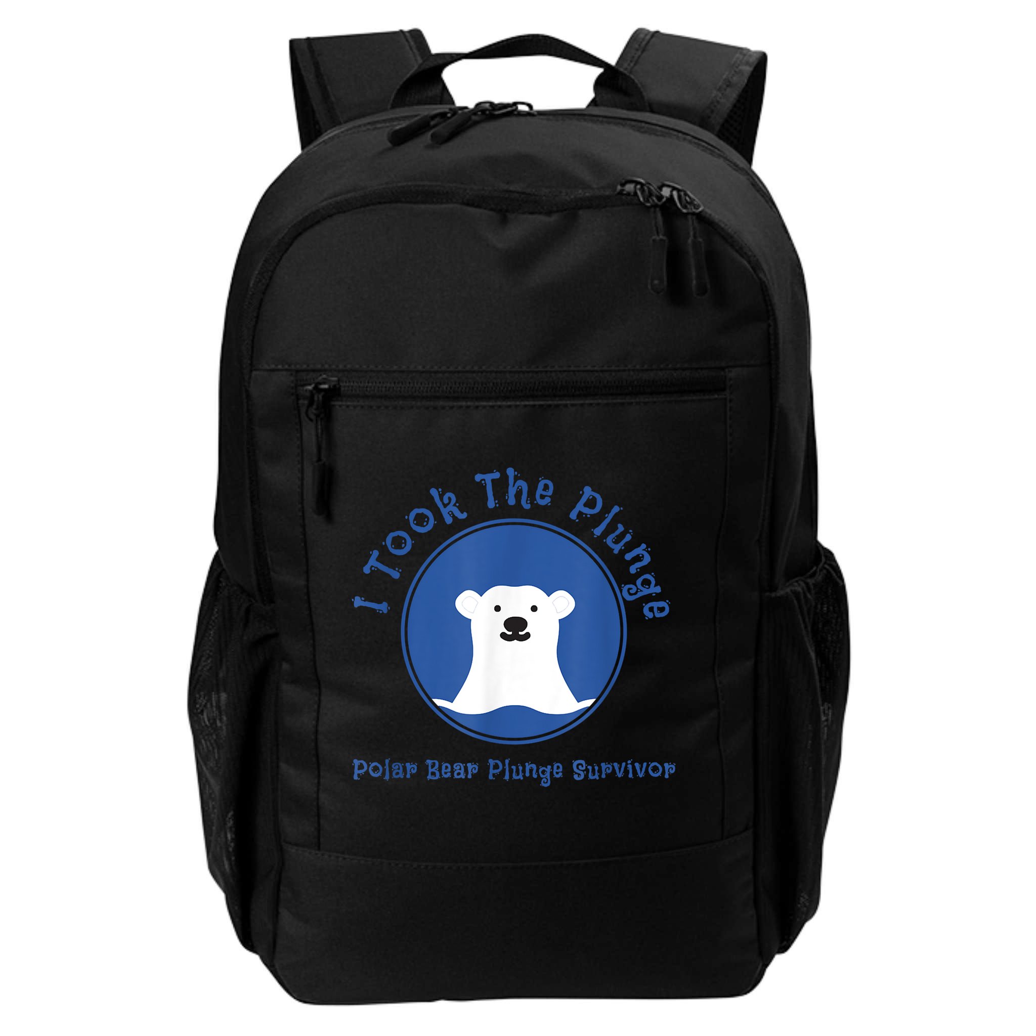 Polar Plunge Polar Bear I Took The Plunge Backpack