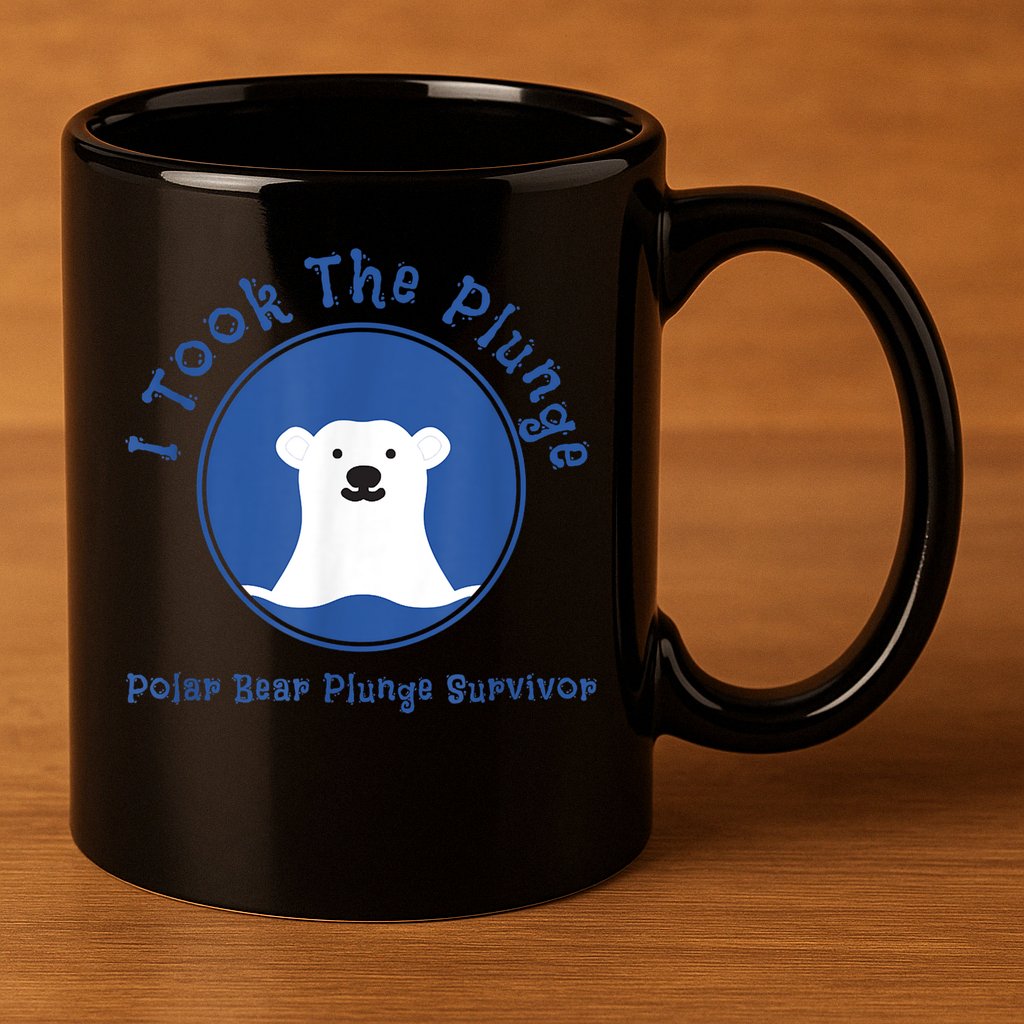Polar Plunge Polar Bear I Took The Plunge 11oz C Handle Ceramic Mug