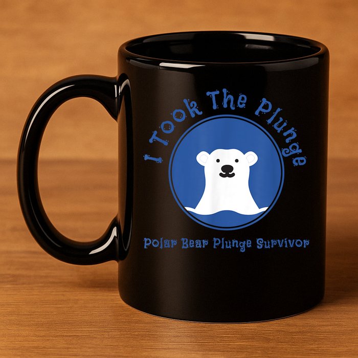 Polar Plunge Polar Bear I Took The Plunge 11oz C Handle Ceramic Mug