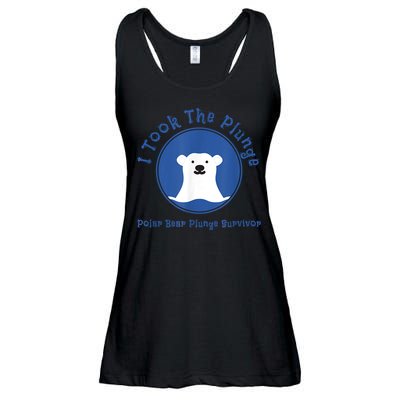 Polar Plunge Polar Bear I Took The Plunge Ladies Essential Flowy Tank
