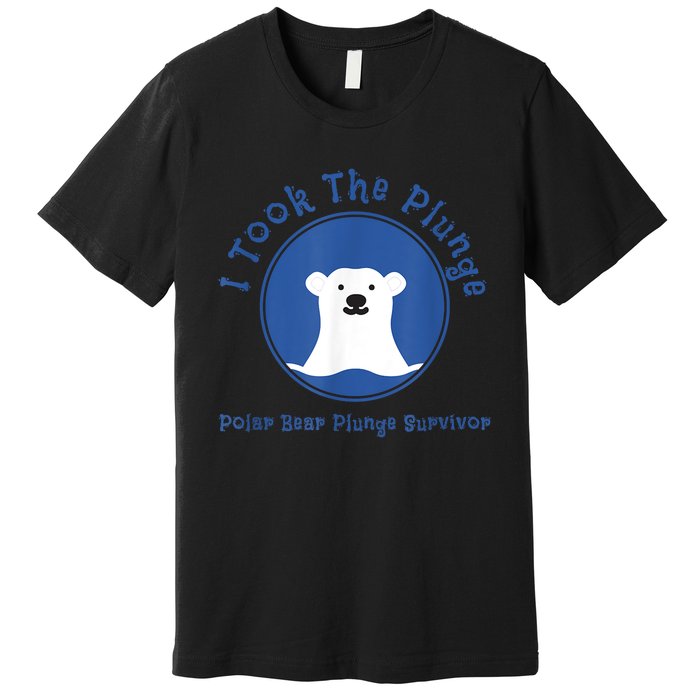 Polar Plunge Polar Bear I Took The Plunge Premium T-Shirt