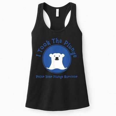 Polar Plunge Polar Bear I Took The Plunge Womens Tank Top