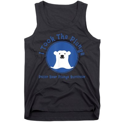 Polar Plunge Polar Bear I Took The Plunge Tank Top