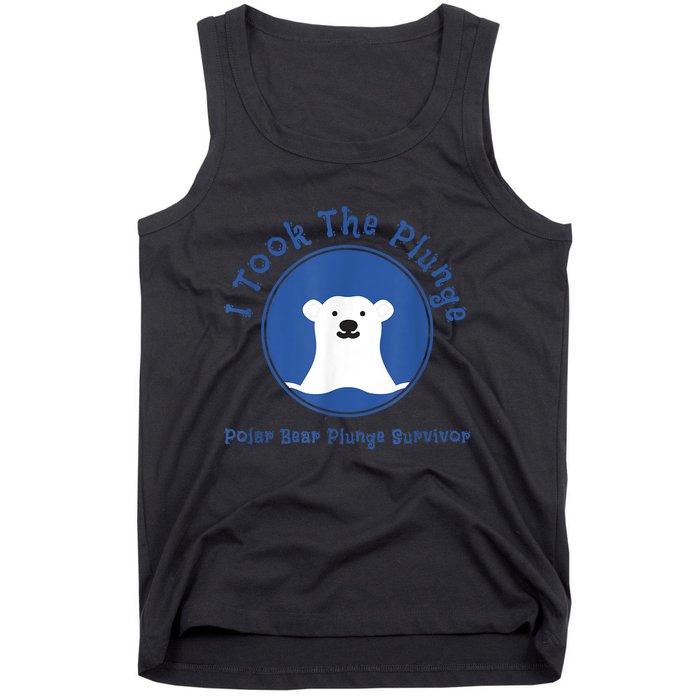 Polar Plunge Polar Bear I Took The Plunge Tank Top