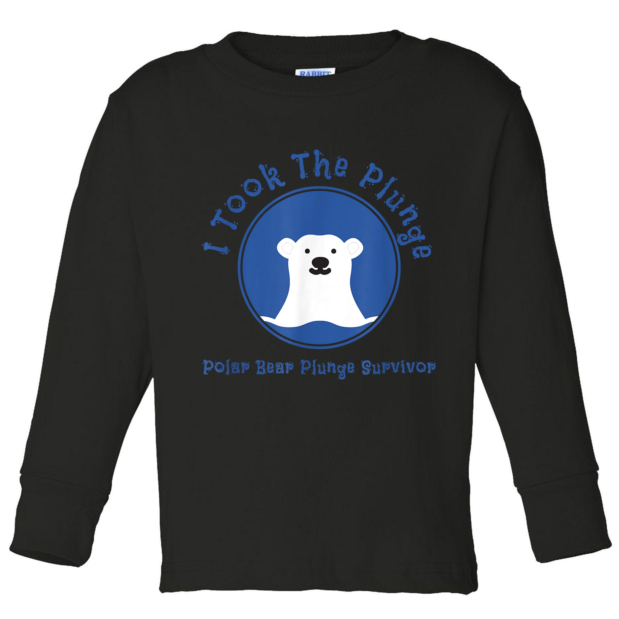 Polar Plunge Polar Bear I Took The Plunge Toddler Long Sleeve Shirt