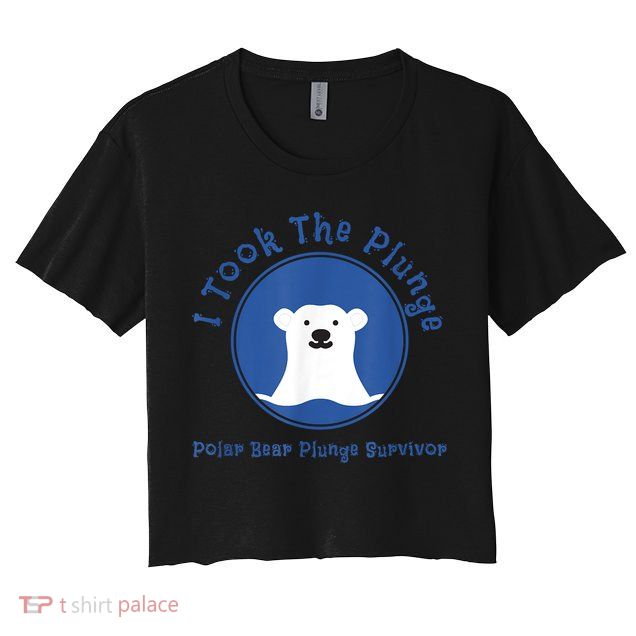 Polar Plunge Polar Bear I Took The Plunge Crop Top