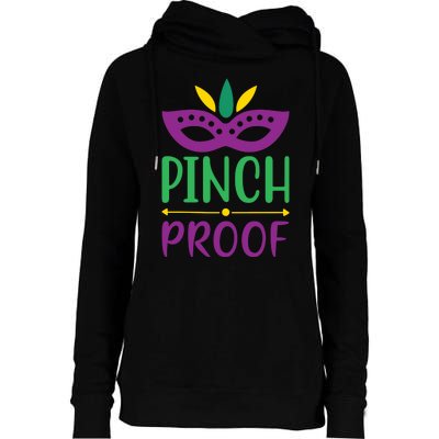 Pinch Proof Womens Funnel Neck Pullover Hood