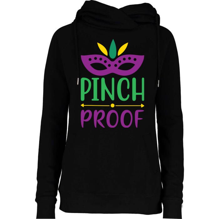 Pinch Proof Womens Funnel Neck Pullover Hood