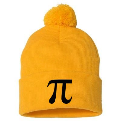 Pumpkin Pi Pie Funny Math Pun Thanksgiving Halloween Costume Pom Pom 12in Knit Beanie