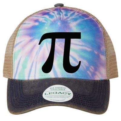 Pumpkin Pi Pie Funny Math Pun Thanksgiving Halloween Costume Legacy Tie Dye Trucker Hat