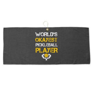 Pickleball Player Paddle Pickleballing & Pickleball Large Microfiber Waffle Golf Towel