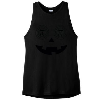 Pumpkin Pi Pie Funny Math Pun Thanksgiving Halloween Costume Ladies PosiCharge Tri-Blend Wicking Tank