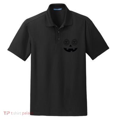 Pumpkin Pi Pie Funny Math Pun Thanksgiving Halloween Costume Dry Zone Grid Polo
