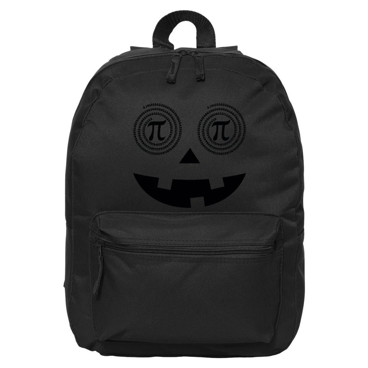 Pumpkin Pi Pie Funny Math Pun Thanksgiving Halloween Costume 16 in Basic Backpack