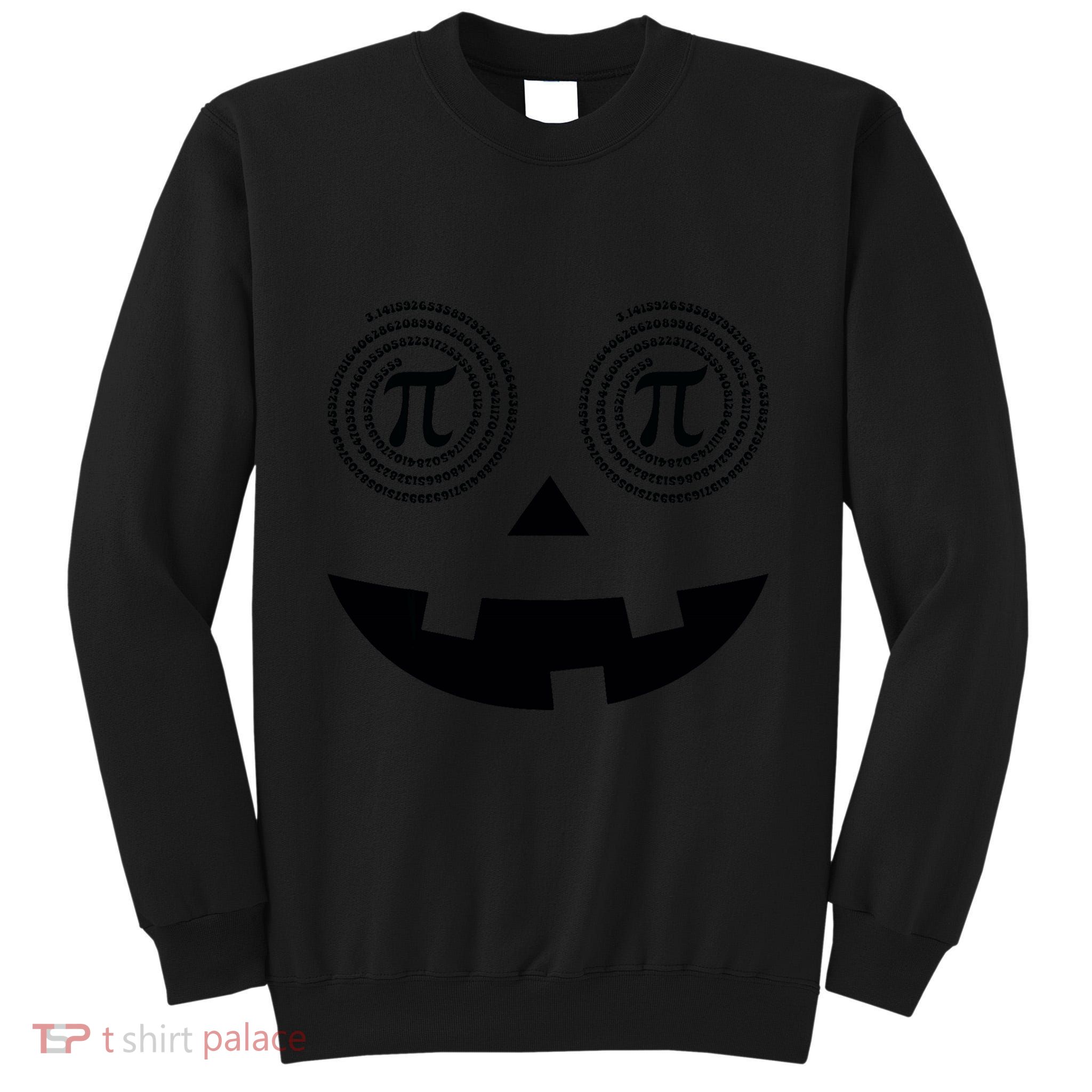 Pumpkin Pi Pie Funny Math Pun Thanksgiving Halloween Costume Tall Sweatshirt