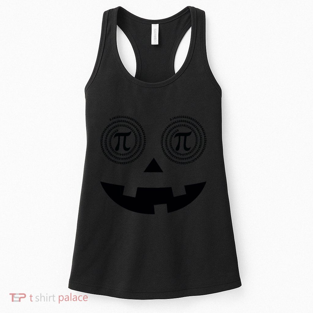 Pumpkin Pi Pie Funny Math Pun Thanksgiving Halloween Costume Womens Tank Top