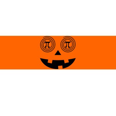 Pumpkin Pi Pie Funny Math Pun Thanksgiving Halloween Costume Bumper Sticker