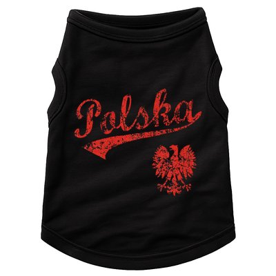 Polska Polish Poland Polski Family Heritage Doggie Tank