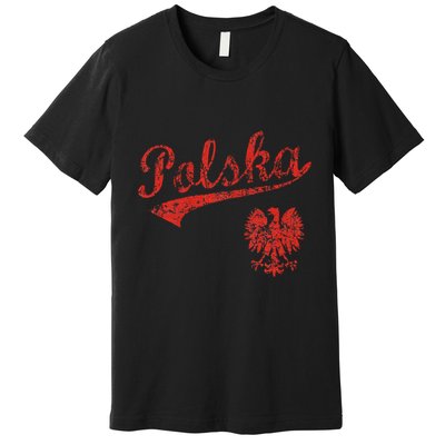 Polska Polish Poland Polski Family Heritage Premium T-Shirt