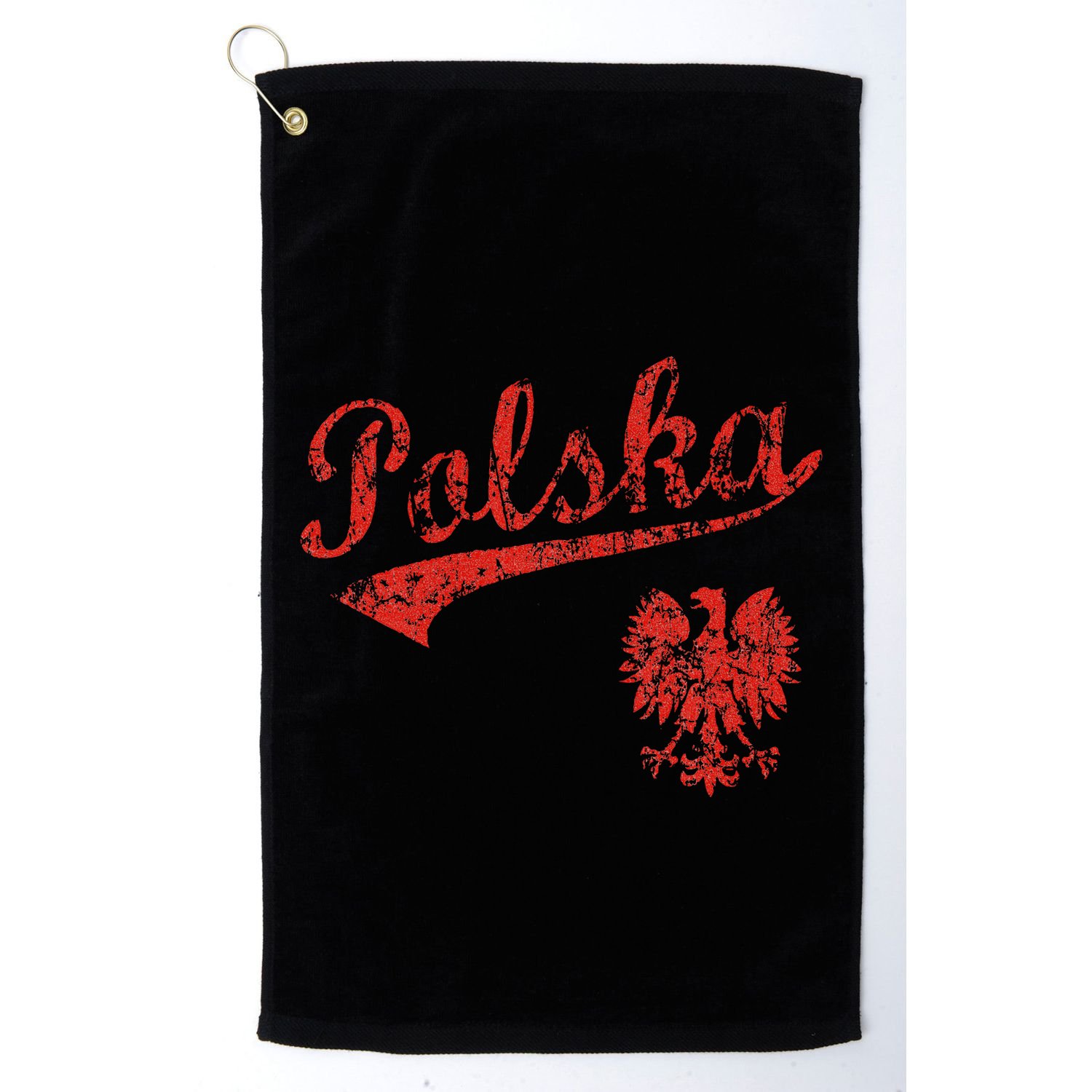 Polska Polish Poland Polski Family Heritage Golf Towel