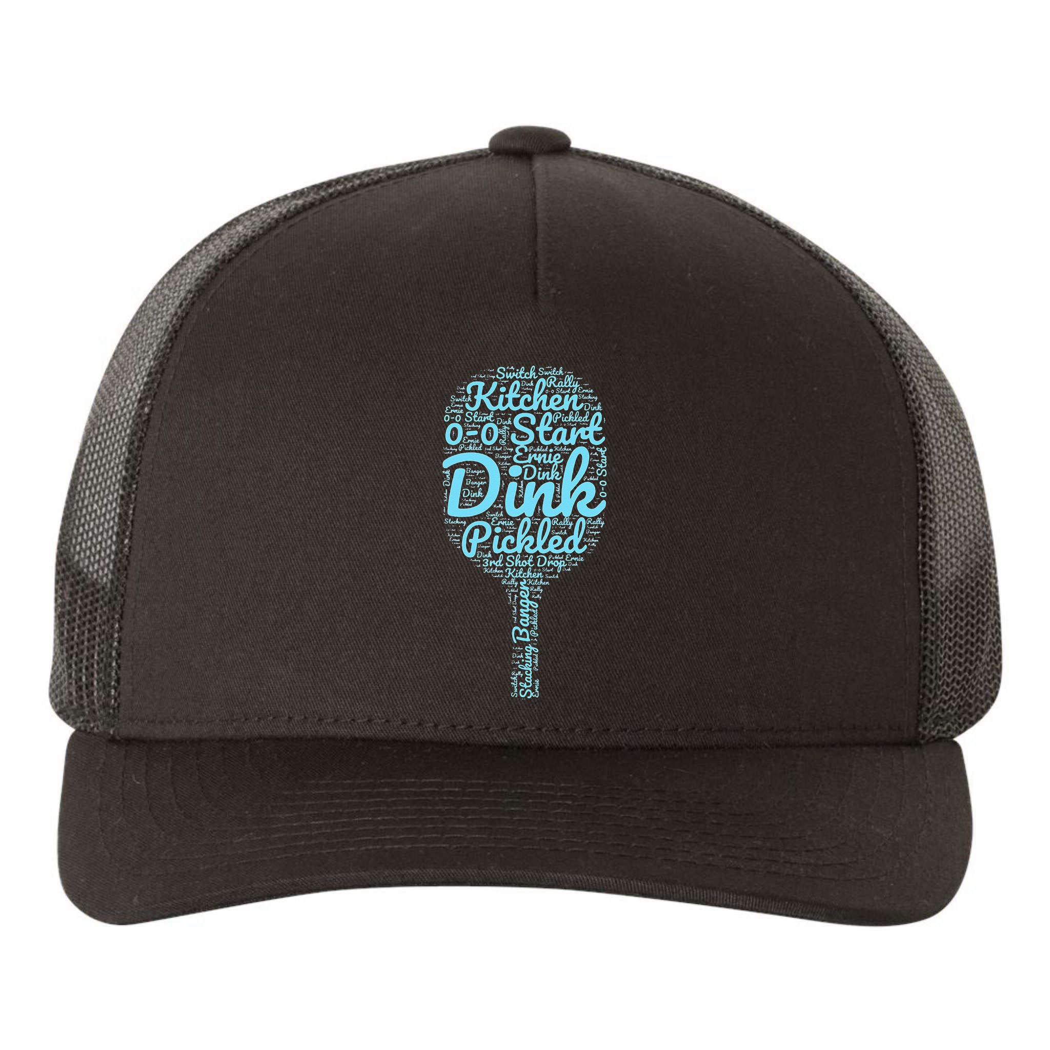 Pickleball Phrases Pickleball Yupoong Adult 5-Panel Trucker Hat