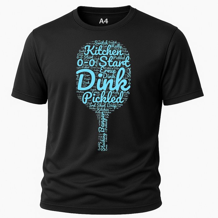 Pickleball Phrases Pickleball Cooling Performance Crew T-Shirt