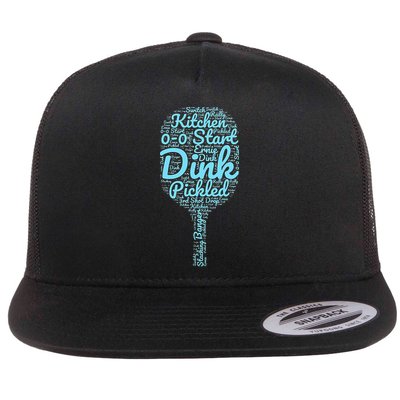 Pickleball Phrases Pickleball Flatbill Hat