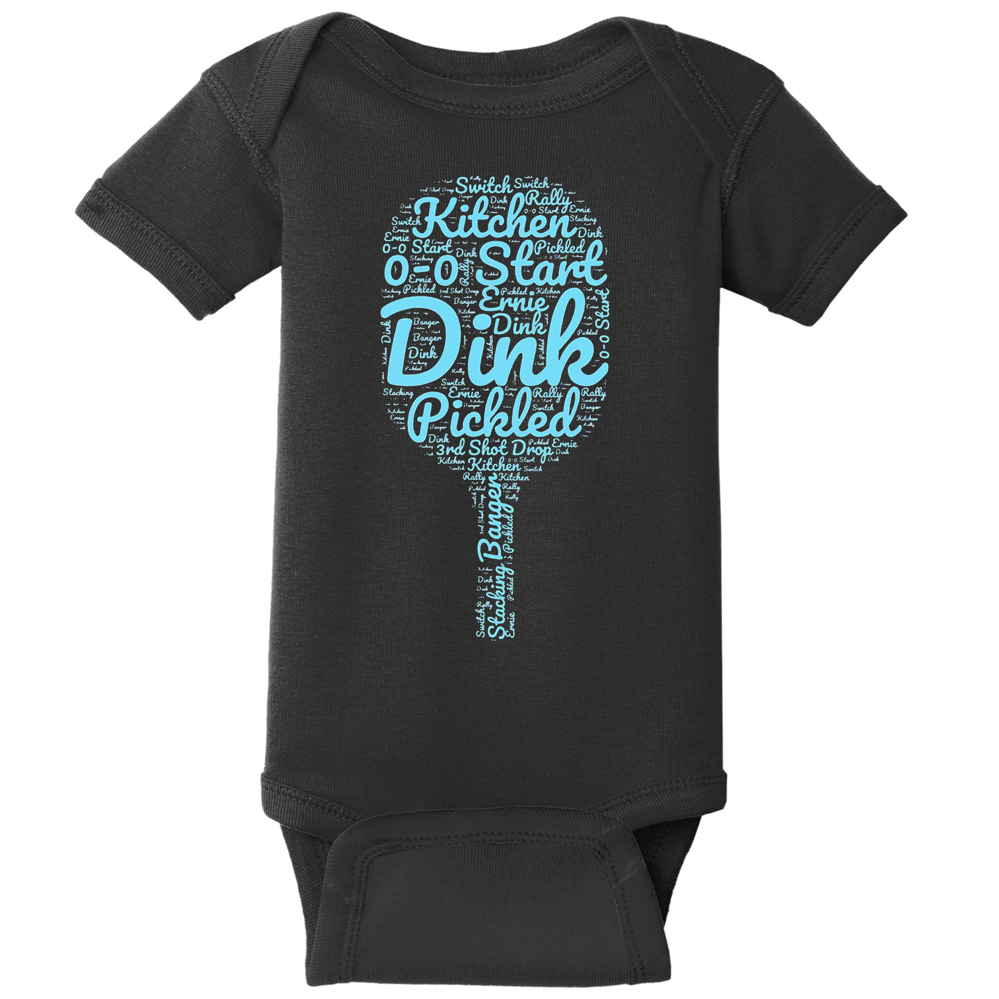 Pickleball Phrases Pickleball Baby Bodysuit