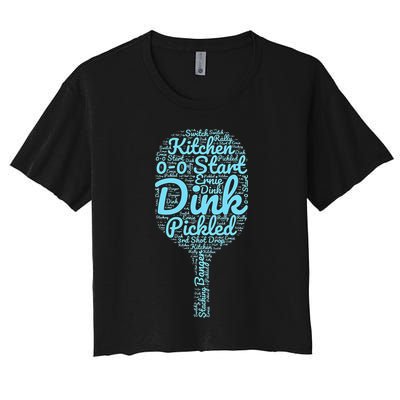Pickleball Phrases Pickleball Crop Top